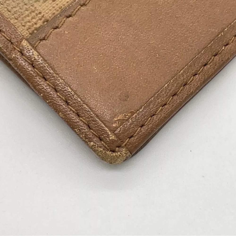 Authentic Christian Dior CD Vintage Tan Brown Monogram Long Wallet - Picture 7 of 13